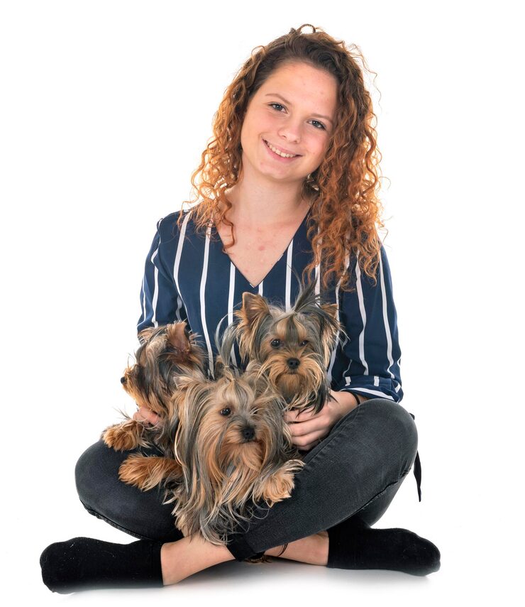 portrait smiling woman